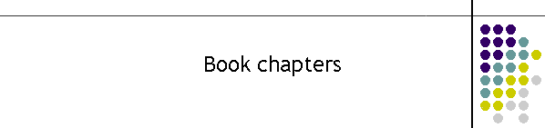 Book chapters