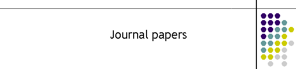 Journal papers